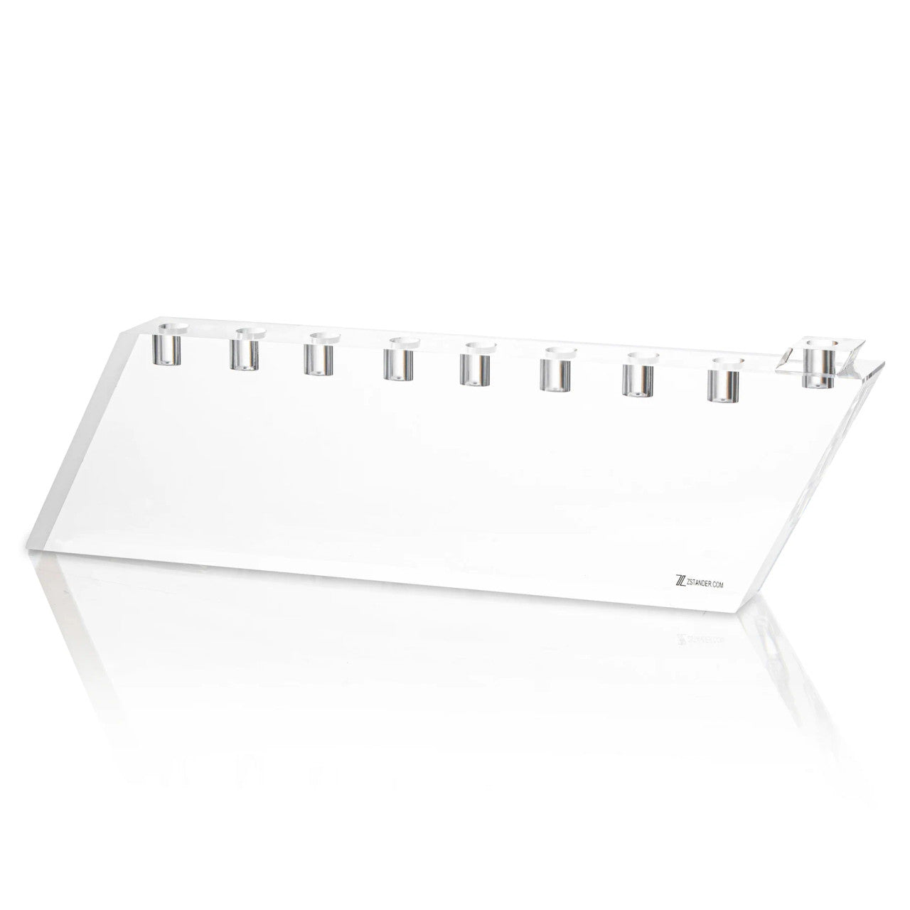 Lucite Oil Chanukah Menorah (M-ZLMN1)