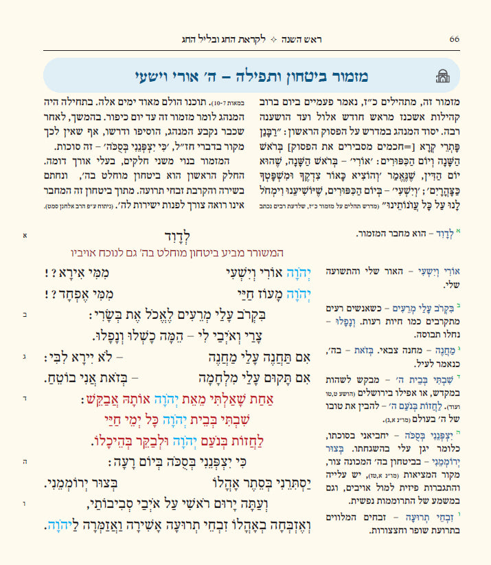 ראש השנה שירה חדשה (מפעל משנה תורה) Mifal Mishna Torah (BK-SCRH)
