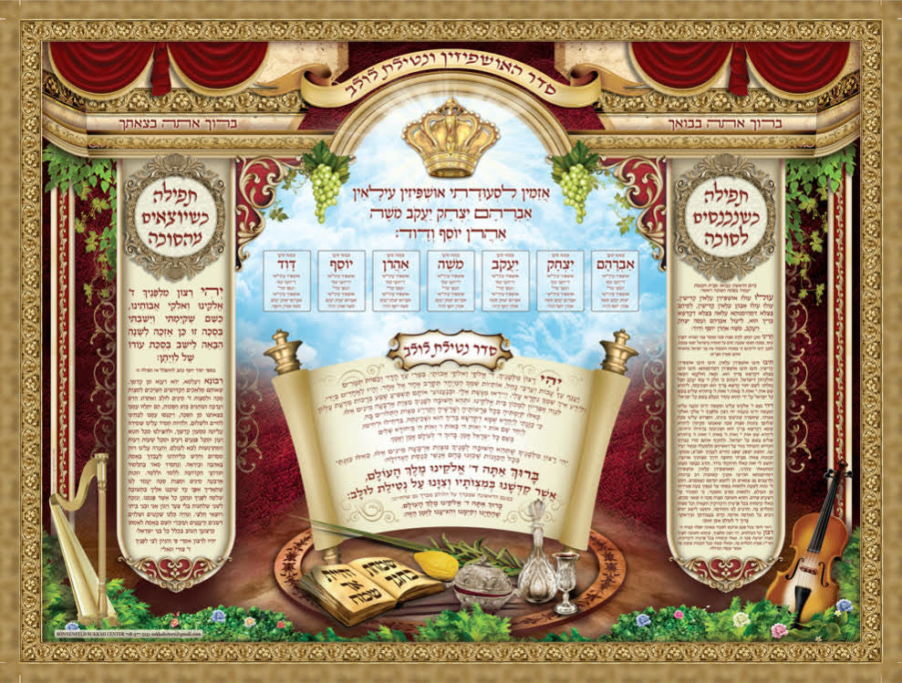 Large Material Poster 60" x 84"-Ushpizin/Lulav (PKL12)