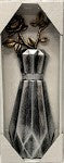 Plastic Silver  Vase Decoration (BXL-1904)
